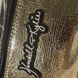 Kendall & Kylie Metallic Gold Belt Bag